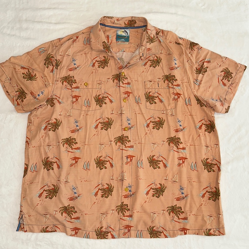 TOMMY BAHAMA 100% SILK XXL